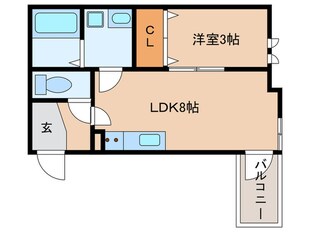 ALEGRIA住道Northの物件間取画像